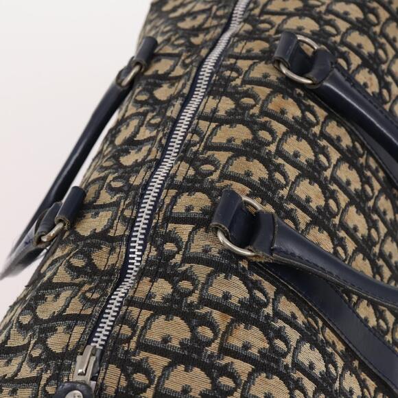 DIOR Trotter Canvas Hand Bag Navy - Picture 7 of 12